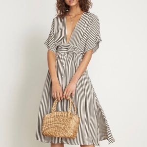 Faithful The Brand Farah dress Brighton stripe (M)